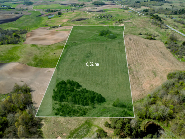 Parduodamas 6,23 ha sklypas su buvusia sdyba Jurgionių k., šalia Aukštadvario 1