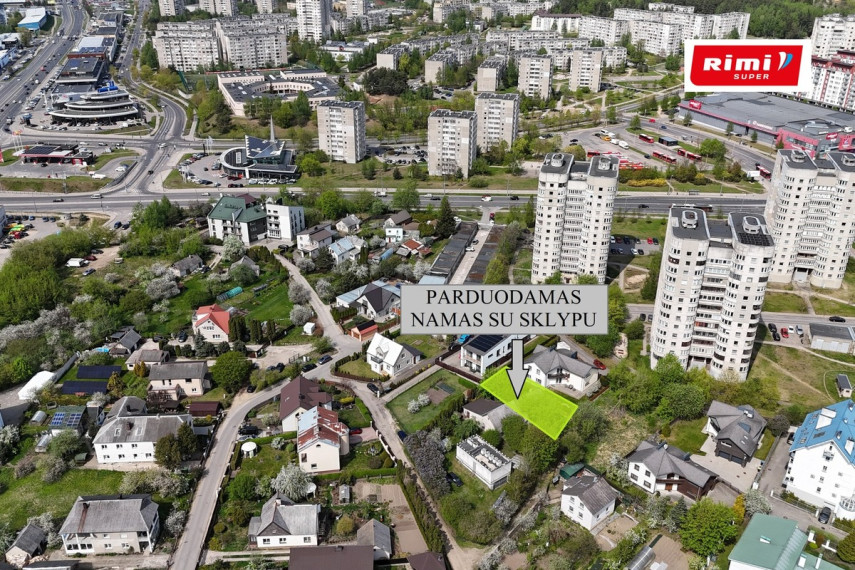 Parduodamas namas Fabijoniškių g., Vilniaus m., Vilniaus m. sav., 60.71 m2 ploto, 1 aukštai 3