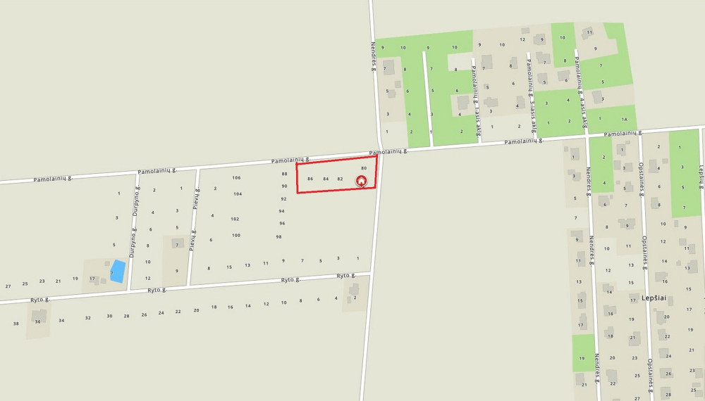 Parduodamas sklypas Pamolainių g., Lepšių k., Panevėžio r. sav., 11.00 a ploto 3
