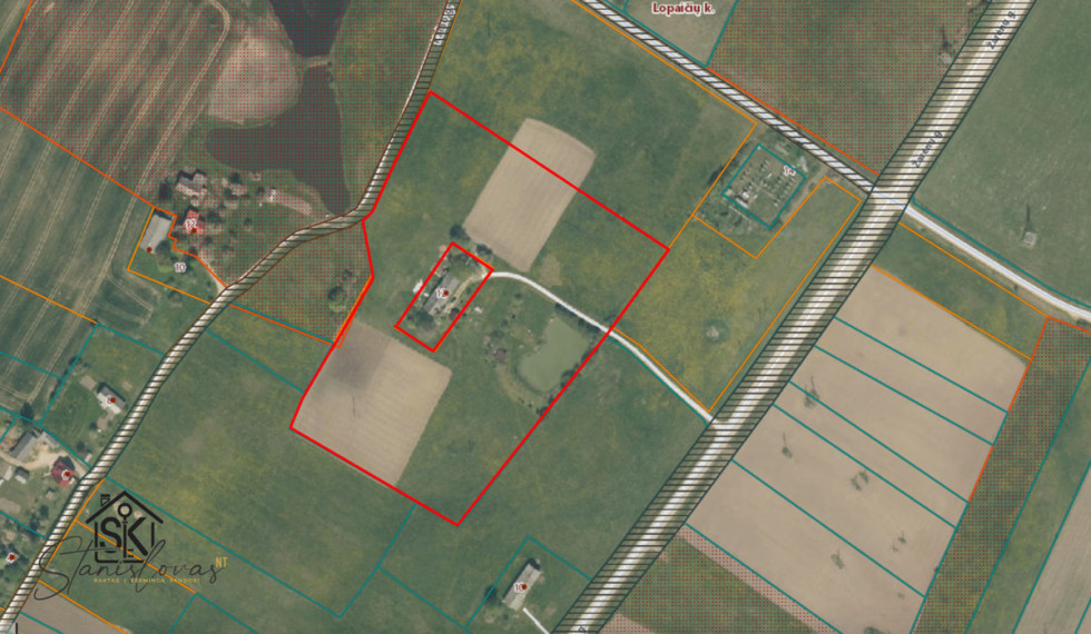 PARDUODAMA SODYBA SU 4.39 HA  ŽEMĖS RIETAVO SAV., TVERUOSE, ŽARĖNŲ G. 12 20