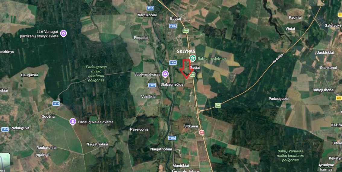 Nuomojamas sklypas Gailiušių k., Kauno r. sav., 33.00 a ploto 8