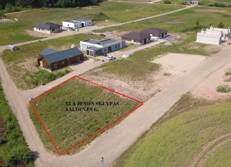 Parduodamas namų valdos paskirties sklypas Salduvės g., Žuvininkų k., Šiaulių r. sav., 12 a ploto Parduodamas namų valdos paskirties sklypas Salduvės g., Žuvininkų k., Šiaulių r. sav., 12 a ploto