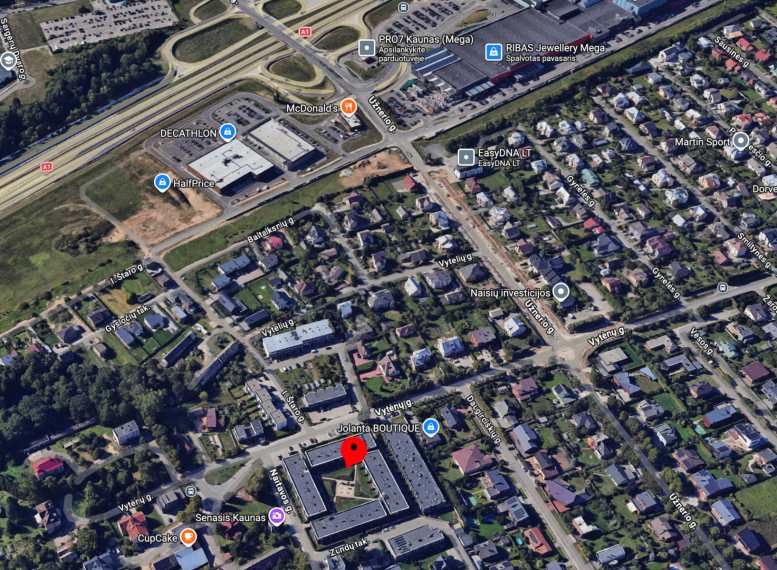 Nuomojamas butas Nartavos g., Vytėnai, Kauno m., Kauno m. sav., 56.64 m² ploto 2 kambariai 6