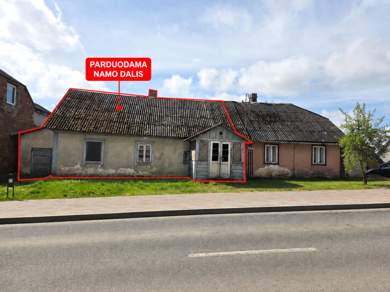 Parduodamas namas Tauragnų g., Utenos m., Utenos r. sav., 51.10 m² ploto 2 kambariai 1