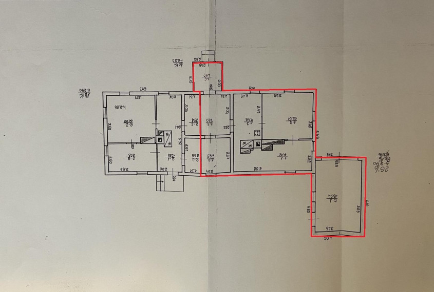 Parduodamas namas Tauragnų g., Utenos m., Utenos r. sav., 51.10 m² ploto 2 kambariai 6