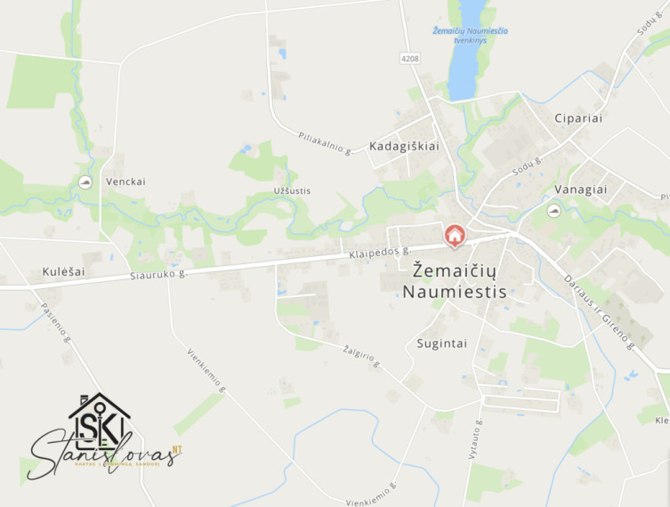 PARDUODAMAS NAMAS ŽEMAIČIŲ NAUMIESTYJE, KLAIPĖDOS G. 19 44