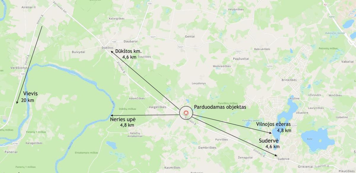 Parduodamas  sklypas Jurkiškių vs., Vilniaus r. sav., 83.64 a ploto 12