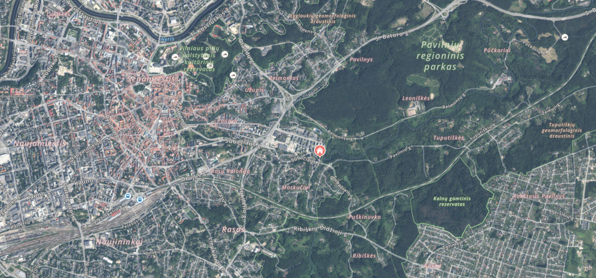 Parduodamas butas Subačiaus g., Markučiai, Vilniaus m., Vilniaus m. sav., 17.26 m2 ploto, 1 kambariai 14
