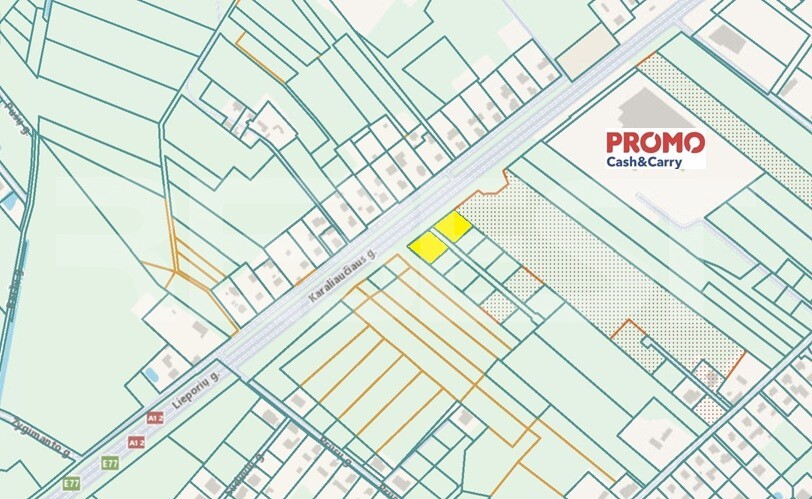 Parduodamas namų valdos paskirties sklypas Karaliaučiaus g., Šiauliai, Šiaulių m., Šiaulių m. sav., 12.93 a ploto 1