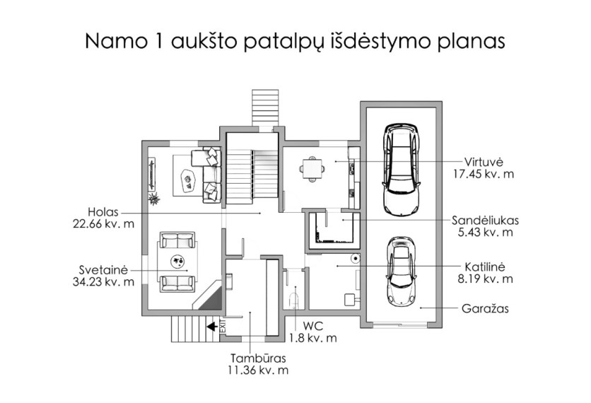 Parduodamas namas Daniliškių g., Vilniaus m., Vilniaus m. sav., 330.26 m2 ploto, 2 aukštai 25