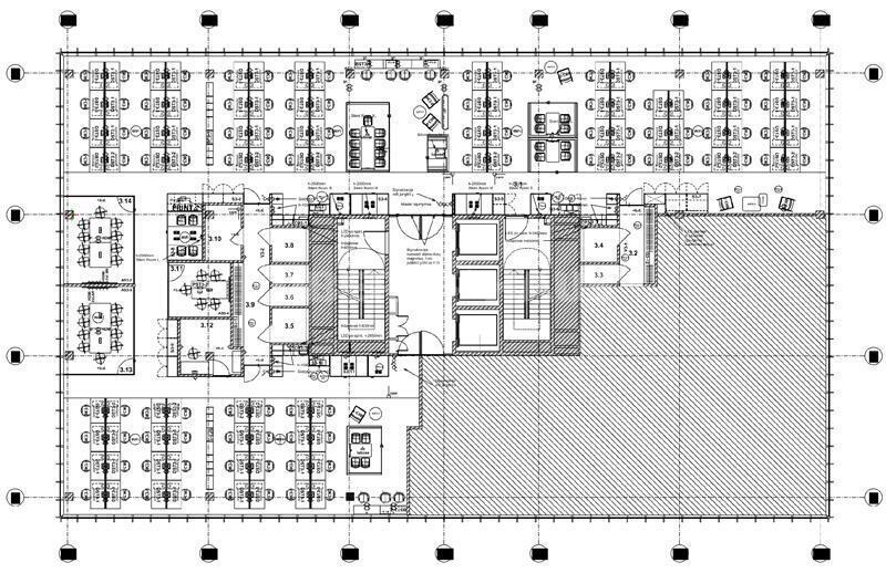 Nuomojamos administracinės patalpos Eitminų g. , Pašilaičiai, Vilniaus m., Vilniaus m. sav., 250 m2 ploto 9