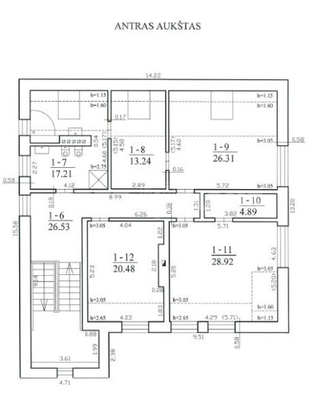 Parduodamas namas Pelenės g., Gineitiškių k., Vilniaus r. sav., 468.15 m2 ploto, 2 aukštai 23