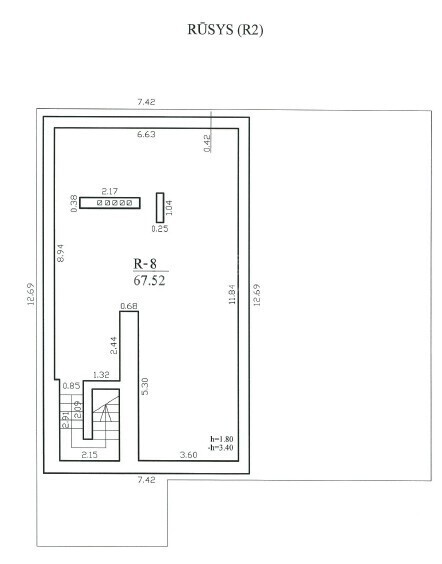 Parduodamas namas Pelenės g., Gineitiškių k., Vilniaus r. sav., 468.15 m2 ploto, 2 aukštai 25