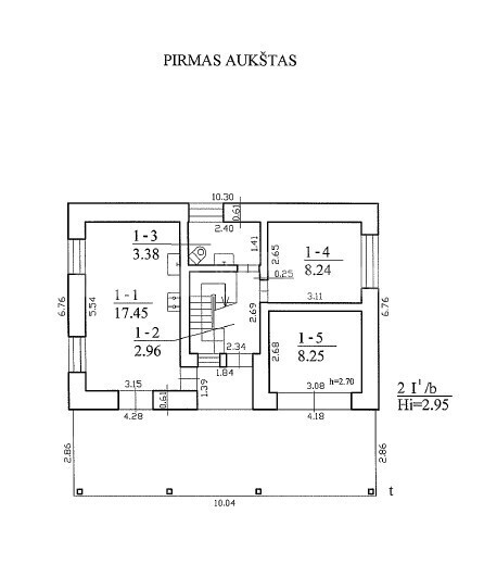 Parduodamas namas Pelenės g., Gineitiškių k., Vilniaus r. sav., 468.15 m2 ploto, 2 aukštai 26