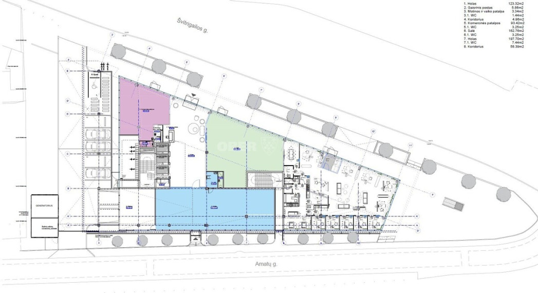 Nuomojamos administracinės, maitinimo patalpos Švitrigailos g. , Naujamiestis, Vilniaus m., Vilniaus m. sav., 166 m2 ploto 8