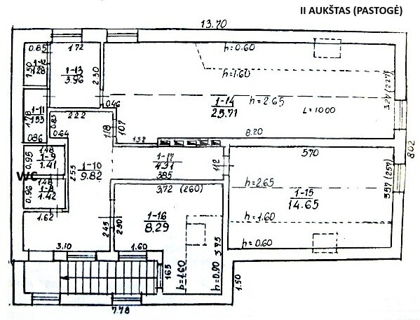 Nuomojamos paslaugų, prekybos patalpos Centras, Šiaulių m., Šiaulių m. sav., 227 m2 ploto 24