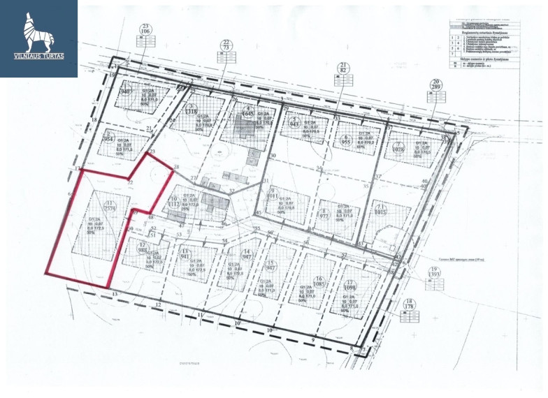 Parduodamas  sklypas Knygnešių g., Pilaitė, Vilniaus m., Vilniaus m. sav., 25.75 a ploto 13