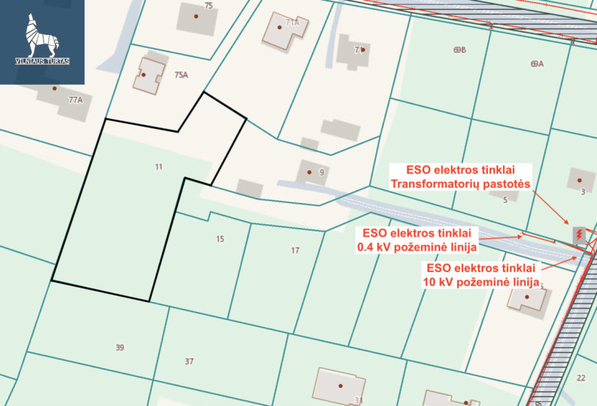 Parduodamas  sklypas Knygnešių g., Pilaitė, Vilniaus m., Vilniaus m. sav., 25.75 a ploto 14