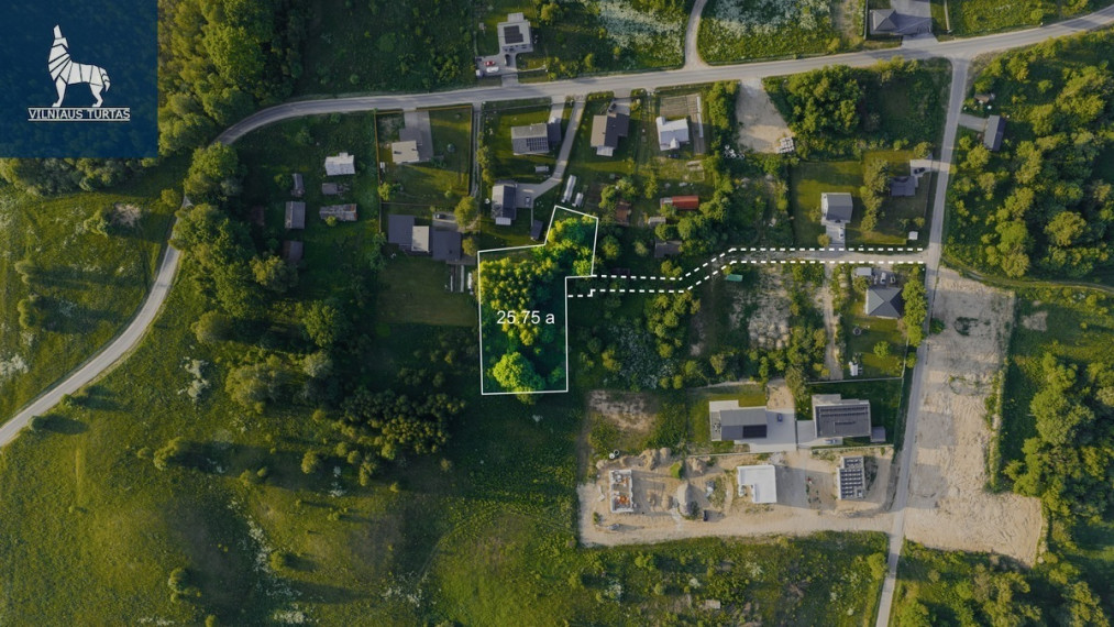 Parduodamas  sklypas Knygnešių g., Pilaitė, Vilniaus m., Vilniaus m. sav., 25.75 a ploto 3