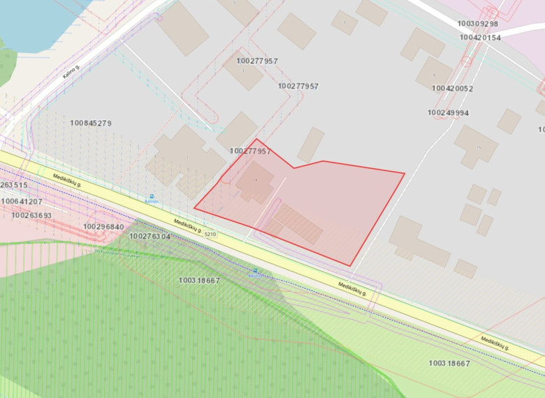 Parduodamas  sklypas Medikiškių g., Kalino k., Vilniaus r. sav., 24.72 a ploto 8