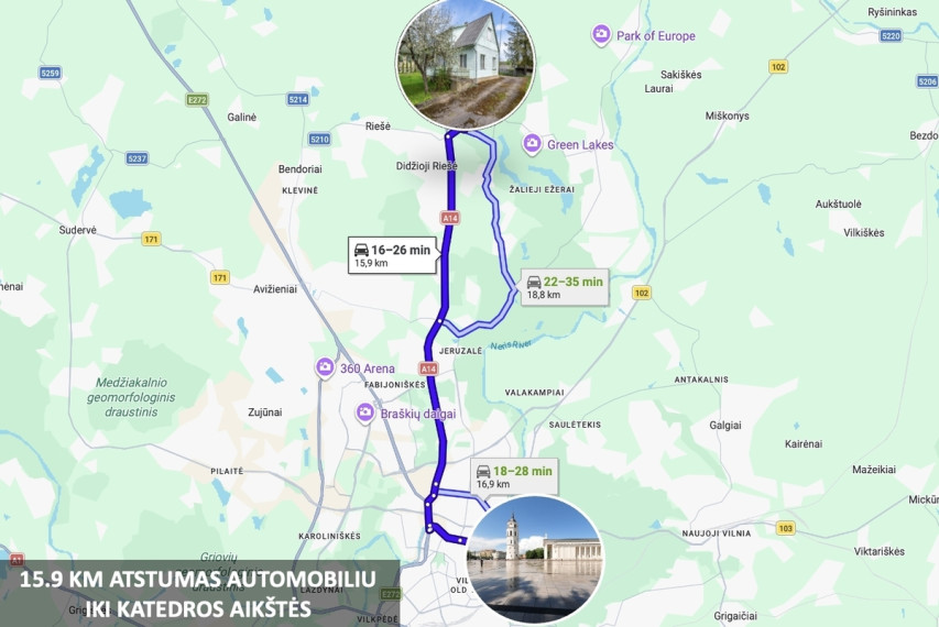 Parduodamas  sklypas Medikiškių g., Kalino k., Vilniaus r. sav., 24.72 a ploto 21