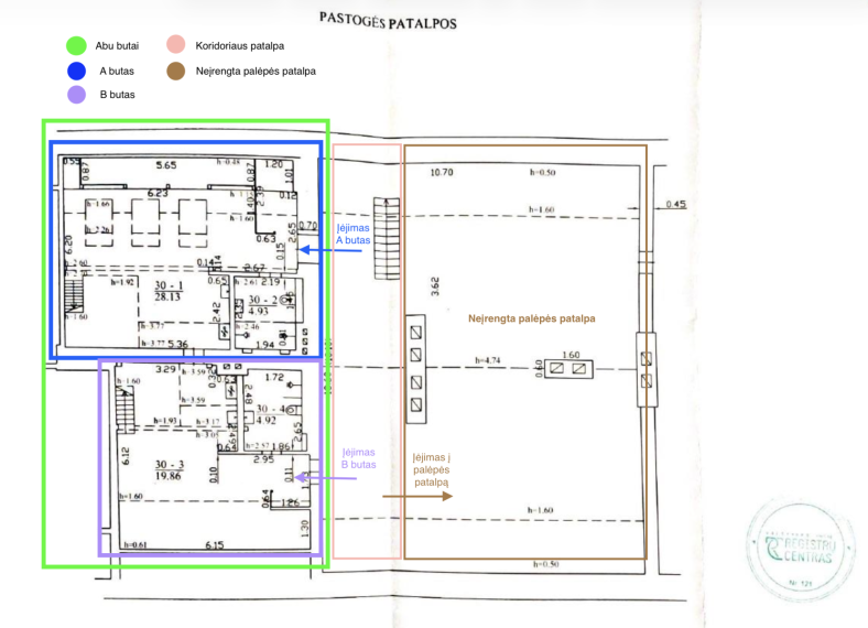 Parduodamas butas Gėlių g., Senamiestis, Vilniaus m., Vilniaus m. sav., 27.72 m² ploto 1 kambarys 9