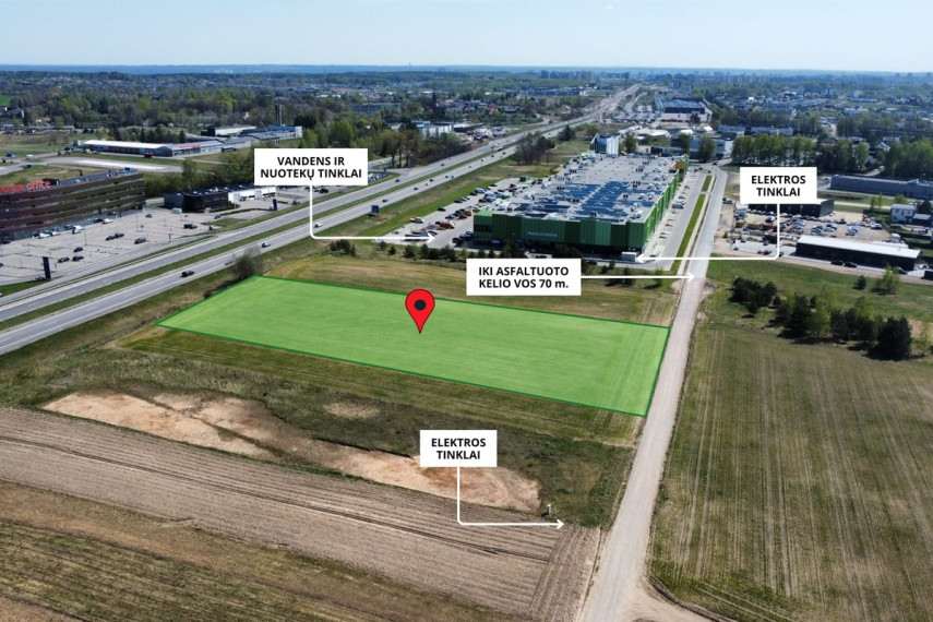 Parduodamas kitos paskirties sklypas Ožiarūčių g., Avižienių mstl., Vilniaus r. sav., 85.79 a ploto 9