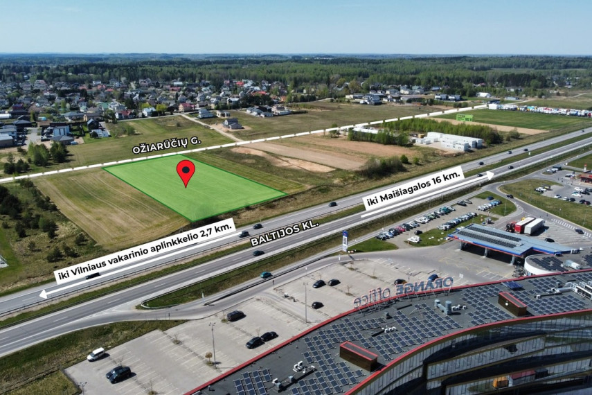 Parduodamas kitos paskirties sklypas Ožiarūčių g., Avižienių mstl., Vilniaus r. sav., 85.79 a ploto 14