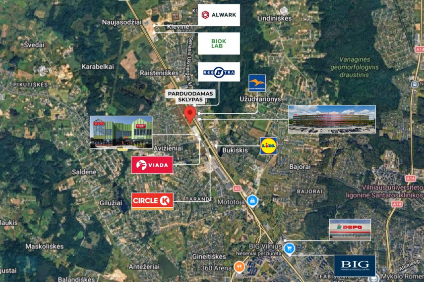 Parduodamas kitos paskirties sklypas Ožiarūčių g., Avižienių mstl., Vilniaus r. sav., 85.79 a ploto 17