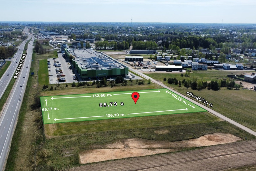 Parduodamas kitos paskirties sklypas Ožiarūčių g., Avižienių mstl., Vilniaus r. sav., 85.79 a ploto 6