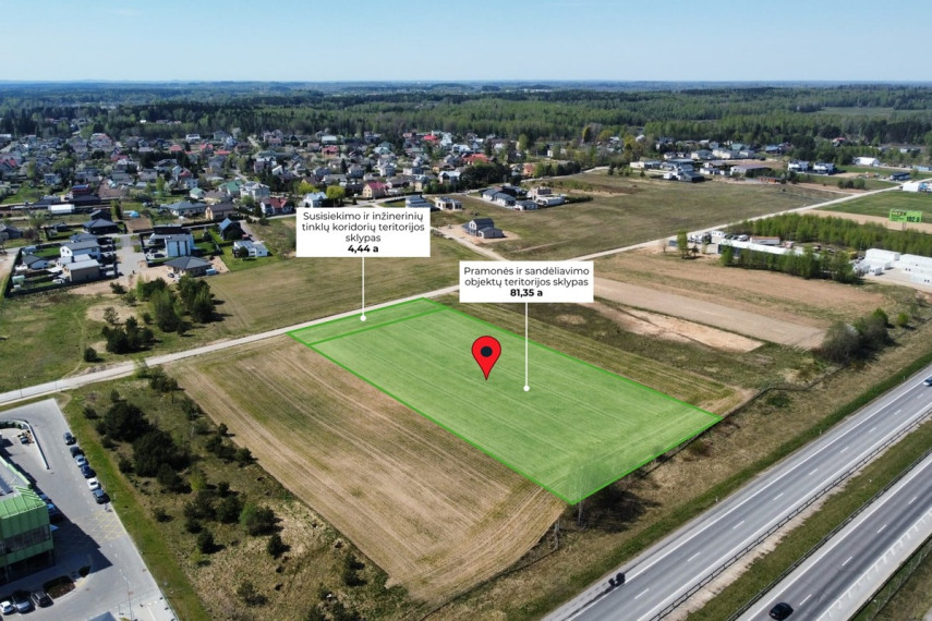 Parduodamas kitos paskirties sklypas Ožiarūčių g., Avižienių mstl., Vilniaus r. sav., 85.79 a ploto 12