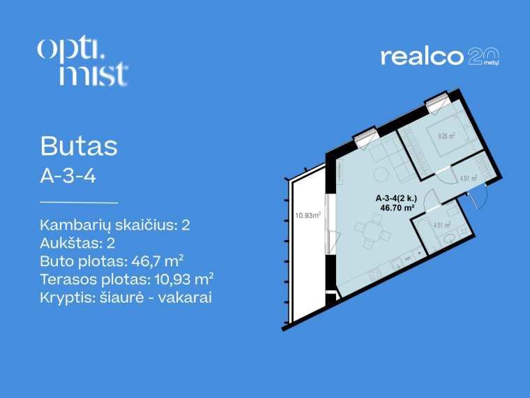 Parduodamas butas Parodų g., Lazdynai, Vilniaus m., Vilniaus m. sav., 46.70 m² ploto 2 kambariai 2