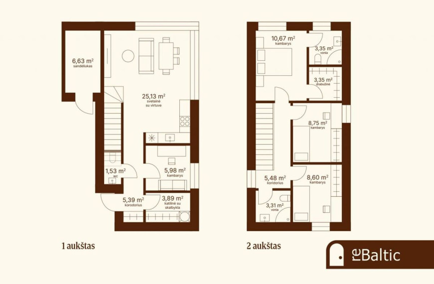 Parduodamas namas Kalno g., Vilniaus m., Vilniaus m. sav., 92.06 m2 ploto, 2 aukštai 9