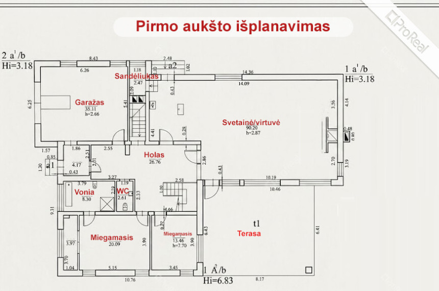 Parduodamas namas Vievio g., Airėnų II k., Vilniaus r. sav., 315 m2 ploto, 2 aukštai 17