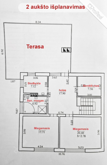 Parduodamas namas Vievio g., Airėnų II k., Vilniaus r. sav., 315 m2 ploto, 2 aukštai 24