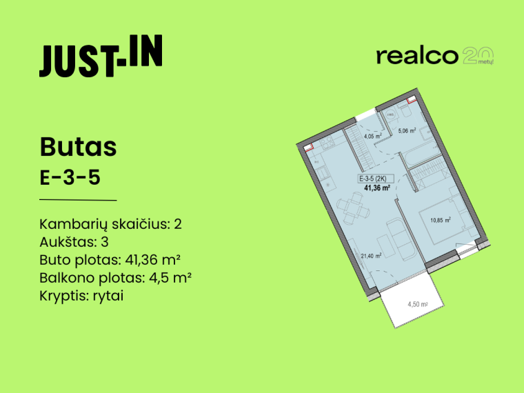 Parduodamas butas Virbeliškių g., Pašilaičiai, Vilniaus m., Vilniaus m. sav., 41.36 m² ploto 2 kambariai 2
