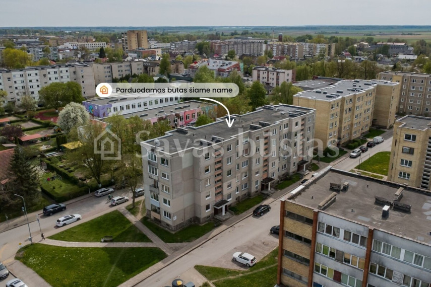 Parduodamas butas Kaštonų g., Radviliškio m., Radviliškio r. sav., 64.1 m2 ploto, 3 kambariai 1
