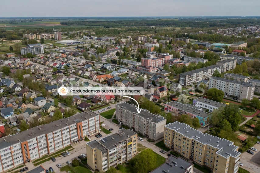 Parduodamas butas Kaštonų g., Radviliškio m., Radviliškio r. sav., 64.1 m2 ploto, 3 kambariai 2