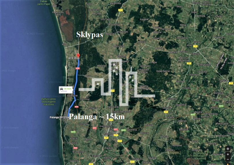 Parduodamas  sklypas Liepojos pl., Palangos m., Palangos m. sav., 18 a ploto 3