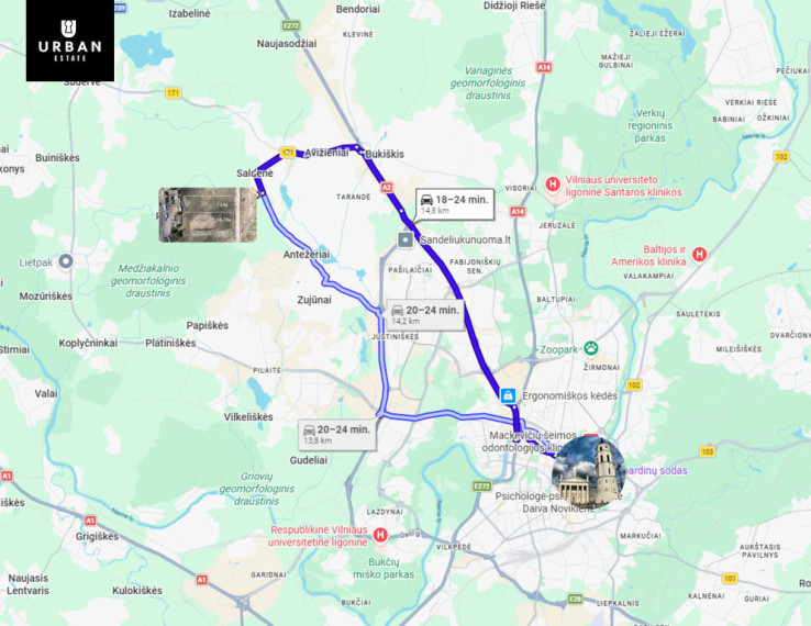 Parduodamas sklypas Medetkų g., Saldenės k., 16.78 a ploto 9