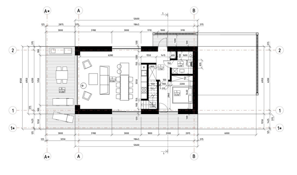 Parduodamas namas Pušyno g., Vilkiškių k., Molėtų r. sav., 105 m2 ploto, 2 aukštai 30
