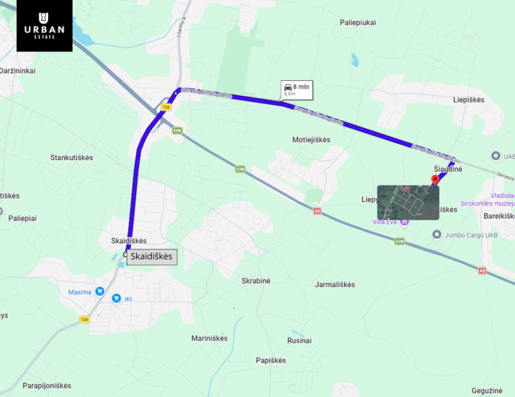 Parduodamas sklypas Šiaudinės g., Mikutiškių k., 13.98 a ploto 21