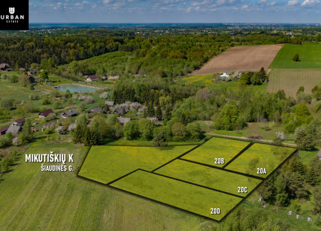 Parduodamas sklypas Šiaudinės g., Mikutiškių k., 13.98 a ploto Parduodamas sklypas Šiaudinės g., Mikutiškių k., 13.98 a ploto