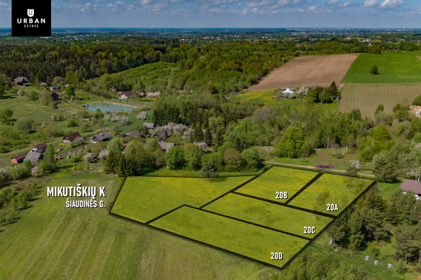 Parduodamas sklypas Šiaudinės g., Mikutiškių k., 13.98 a ploto 3