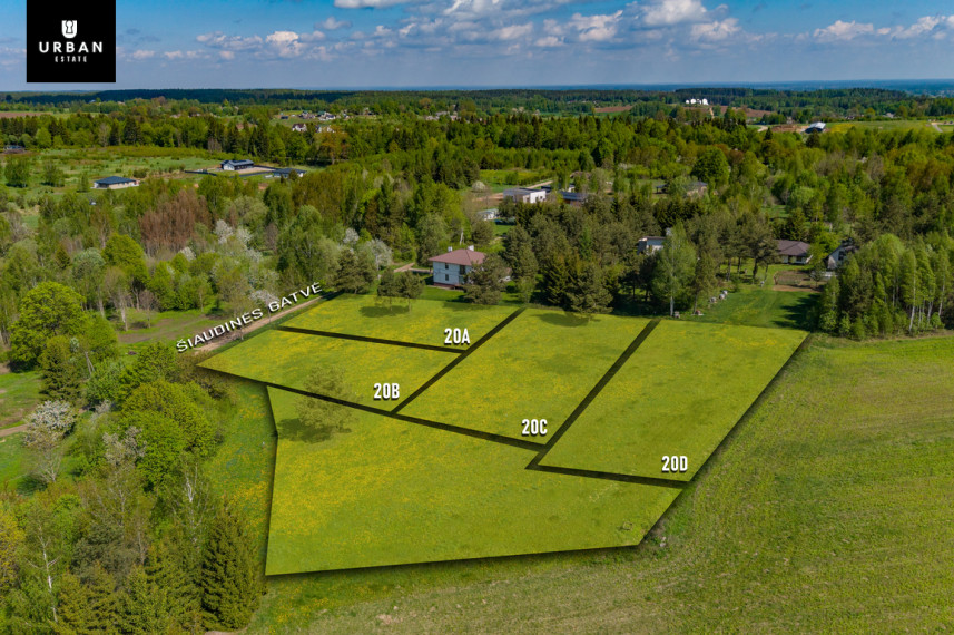 Parduodamas sklypas Šiaudinės g., Mikutiškių k., 13.98 a ploto 1