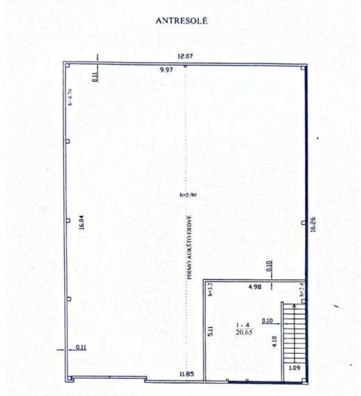 Nuomojamos patalpos Darbo g., Dainava, Kauno m., Kauno m. sav., 209.47 m² ploto 8