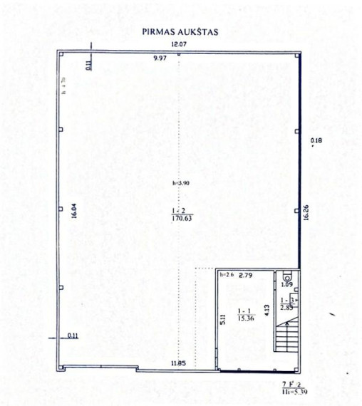 Nuomojamos patalpos Darbo g., Dainava, Kauno m., Kauno m. sav., 209.47 m² ploto 9