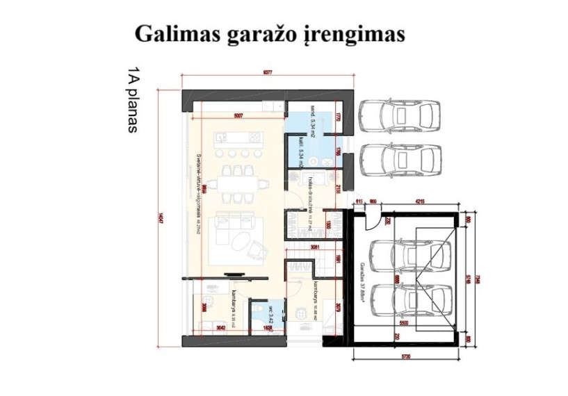 Parduodamas namas Mikalojaus Koperniko g. , Gineitiškių k., Vilniaus r. sav., 225.69 m2 ploto, 2 aukštai 24