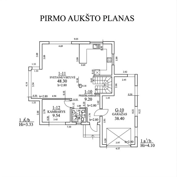 Parduodamas namas Deltuvos g., Statikų k., Ukmergės r. sav., 217.67 m2 ploto, 2 aukštai 12