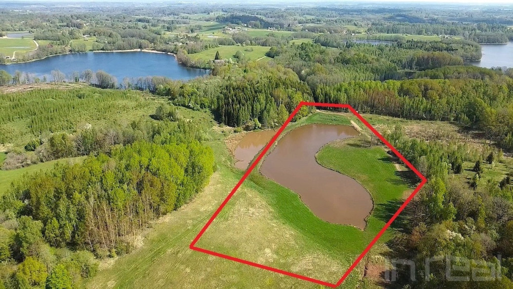 Parduodamas sklypas su nuosavu 1 ha ploto tvenkiniu Utenos raj., Stanėnų k 2